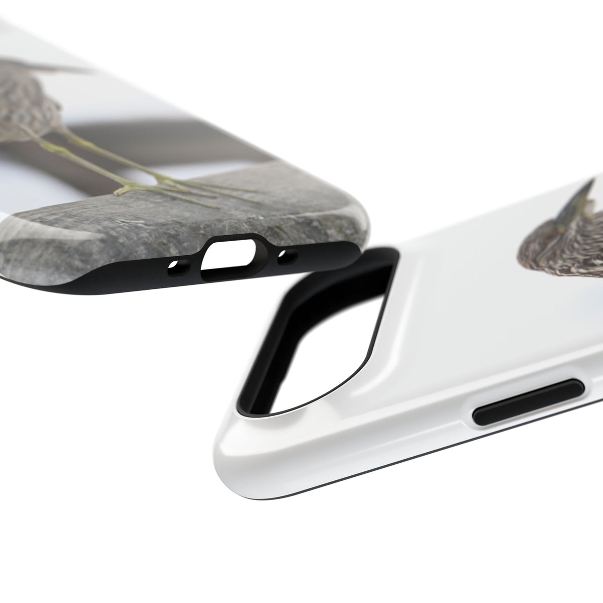 Heron Shoreline Phone Case — Impact-Resistant Wildlife Photo Case