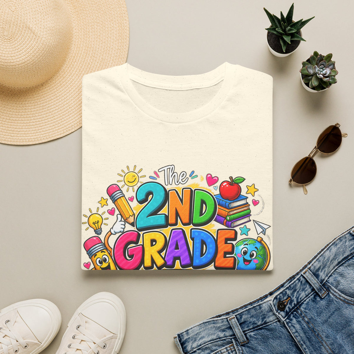 2nd Grade Teacher T‑Shirt — "The 2nd Grade Dream Team" Colorful Back-to-School Tee
