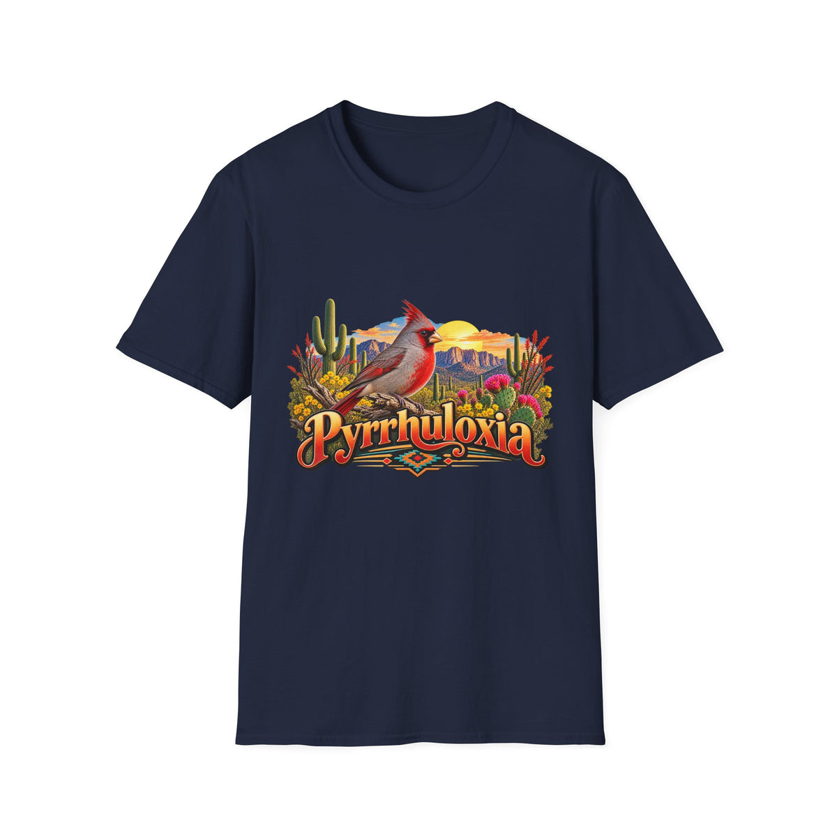 T-Shirt — 'Pyrrhuloxia' Desert Cardinal Graphic Tee