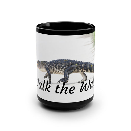 Crocodile Walk Mug - Fun Coffee Cup Gift for Animal Lovers, Great for Birthdays, Nature Lovers, Home Décor, Unique Gift Ideas