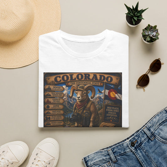 Colorado Ram State T-Shirt — Vintage Colorado Scenic Graphic Tee
