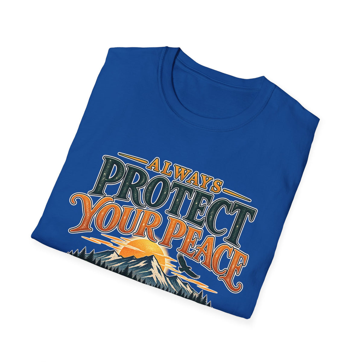 Protect Your Peace Mountain T-Shirt — Inspirational Outdoor Graphic Tee