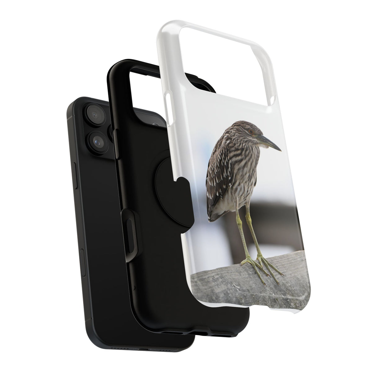 Heron Shoreline Phone Case — Impact-Resistant Wildlife Photo Case