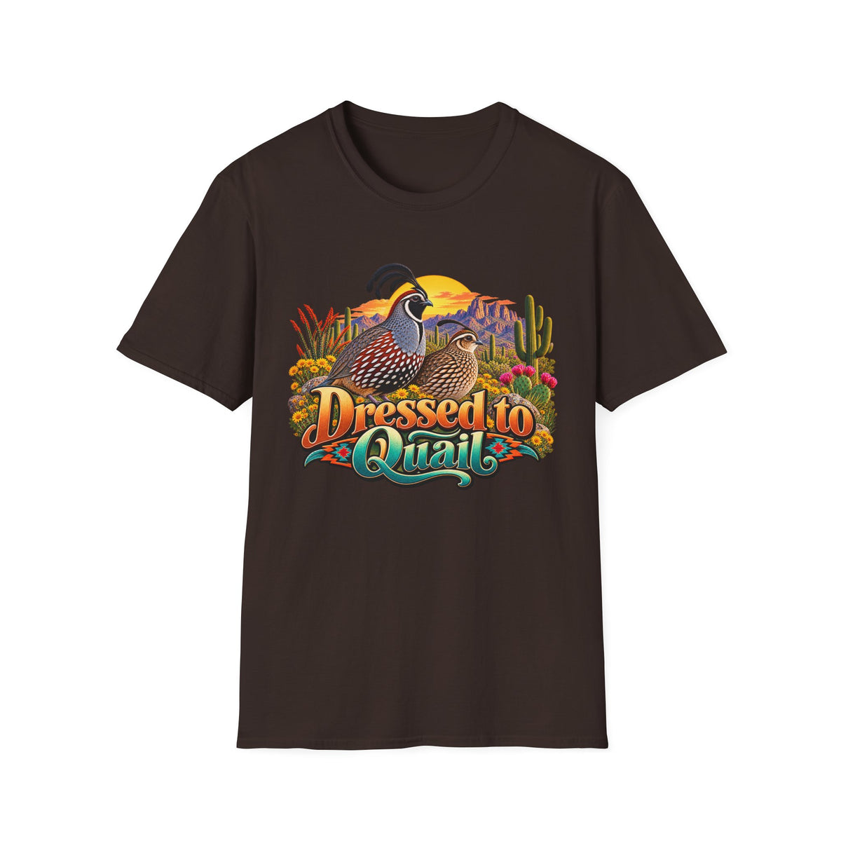 Dressed to Quail T‑Shirt — Desert Quail Graphic Tee