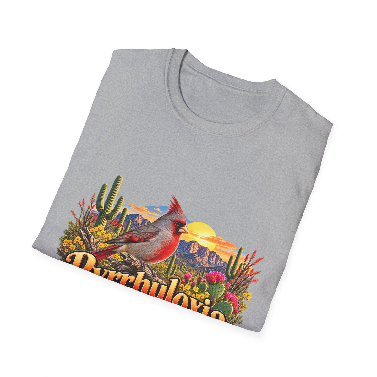 T-Shirt — 'Pyrrhuloxia' Desert Cardinal Graphic Tee