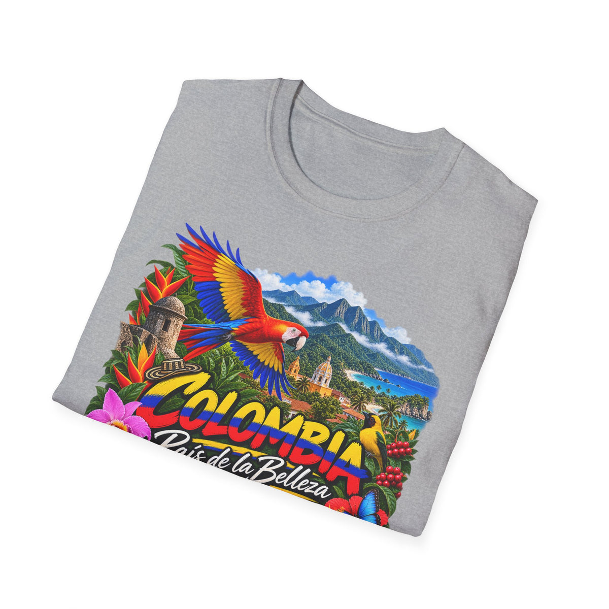 Colombia País de la Belleza Tropical Travel T-Shirt