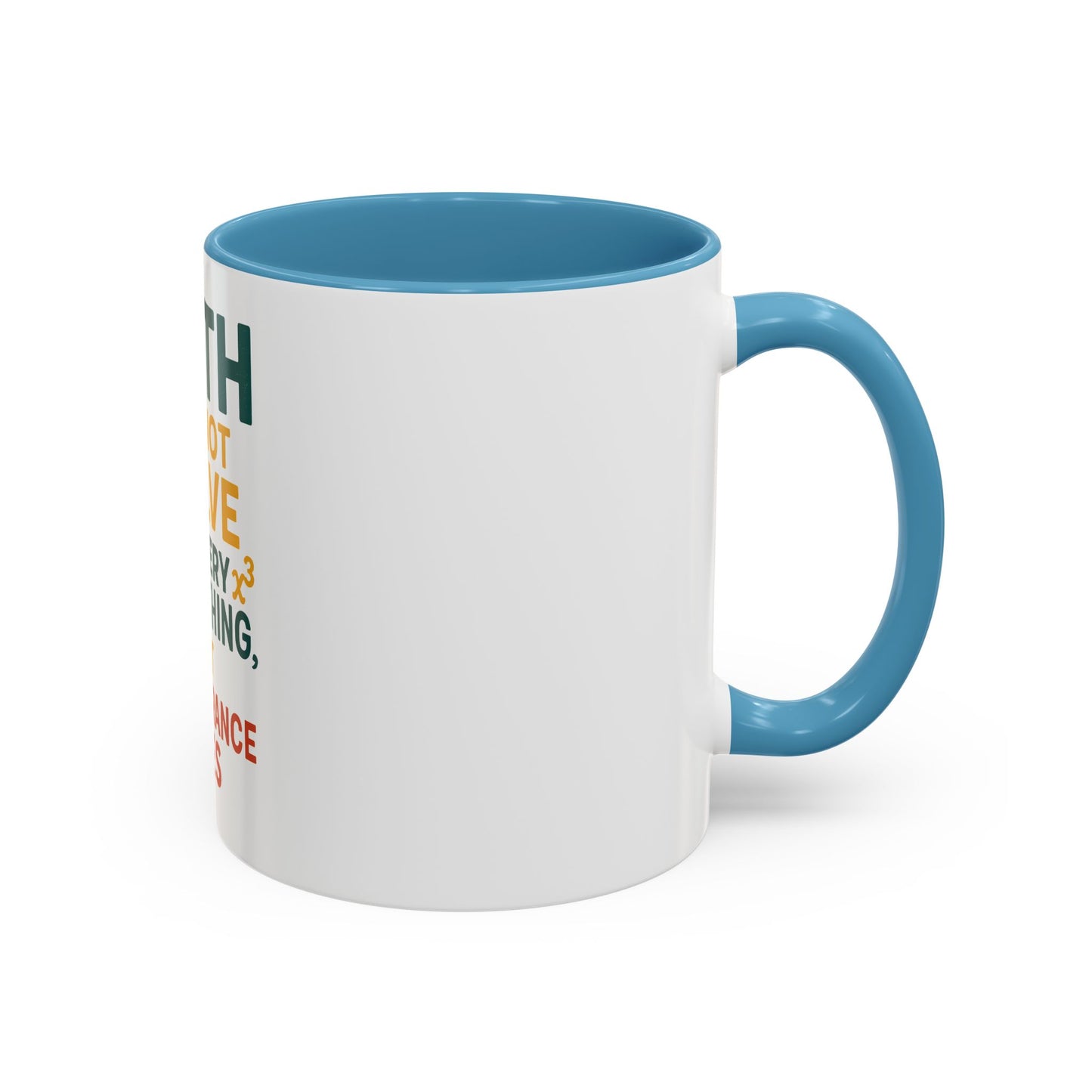 Motivational Coffee Mug, Inspirational Gift, Math Lover's Mug, Office Drinkware, Study Motivation