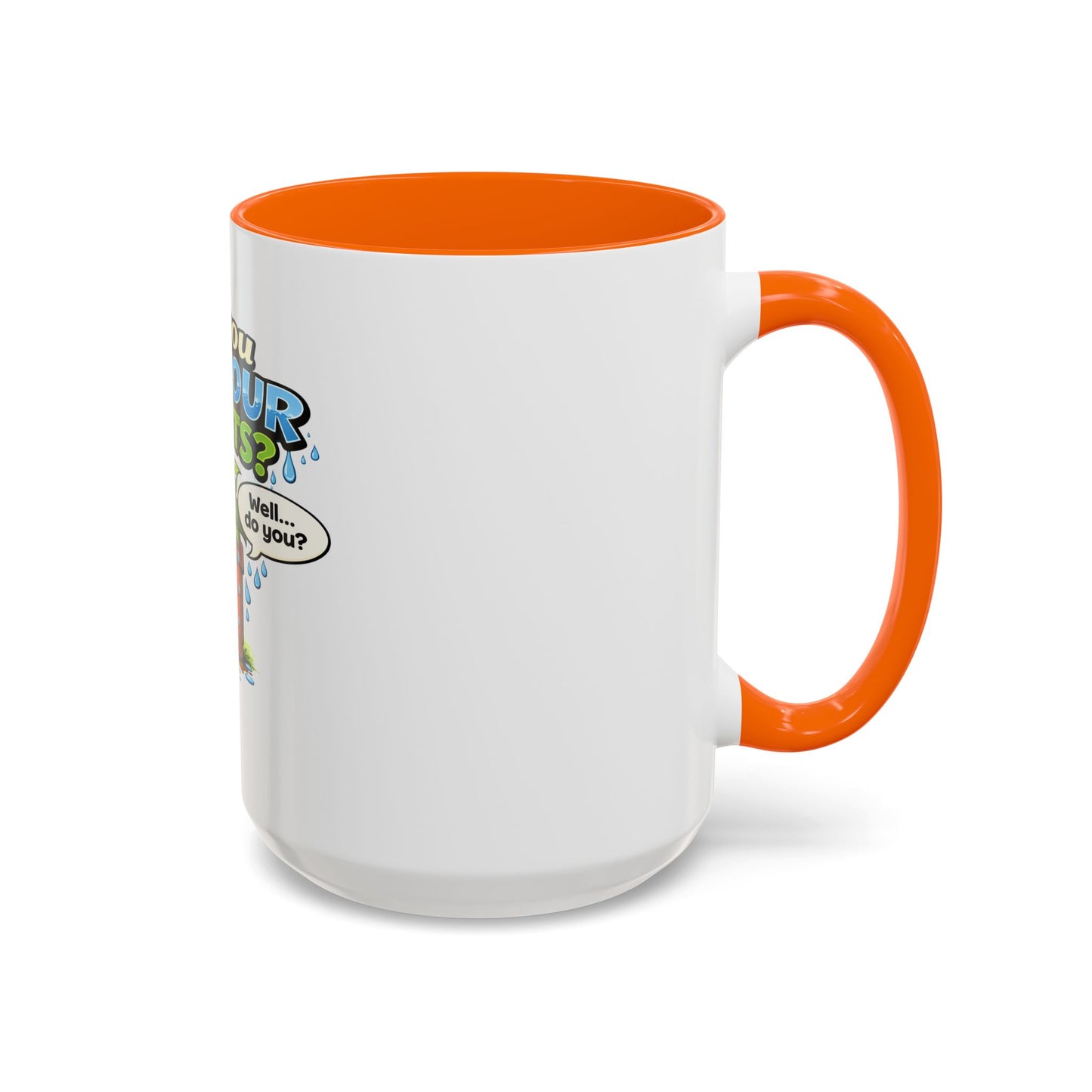 Do You Wet Your Plants? Accent Coffee Mug — Funny Plant Parent Gift (11/15oz)
