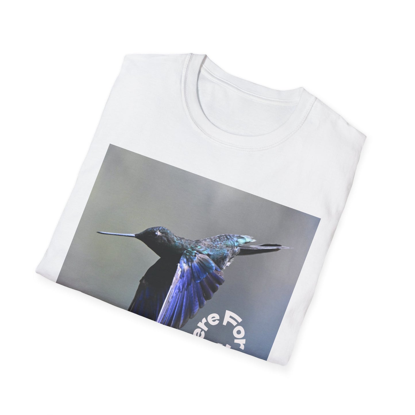 Hummingbird Photo Tee — "For the Tiny Moments" Nature T-Shirt