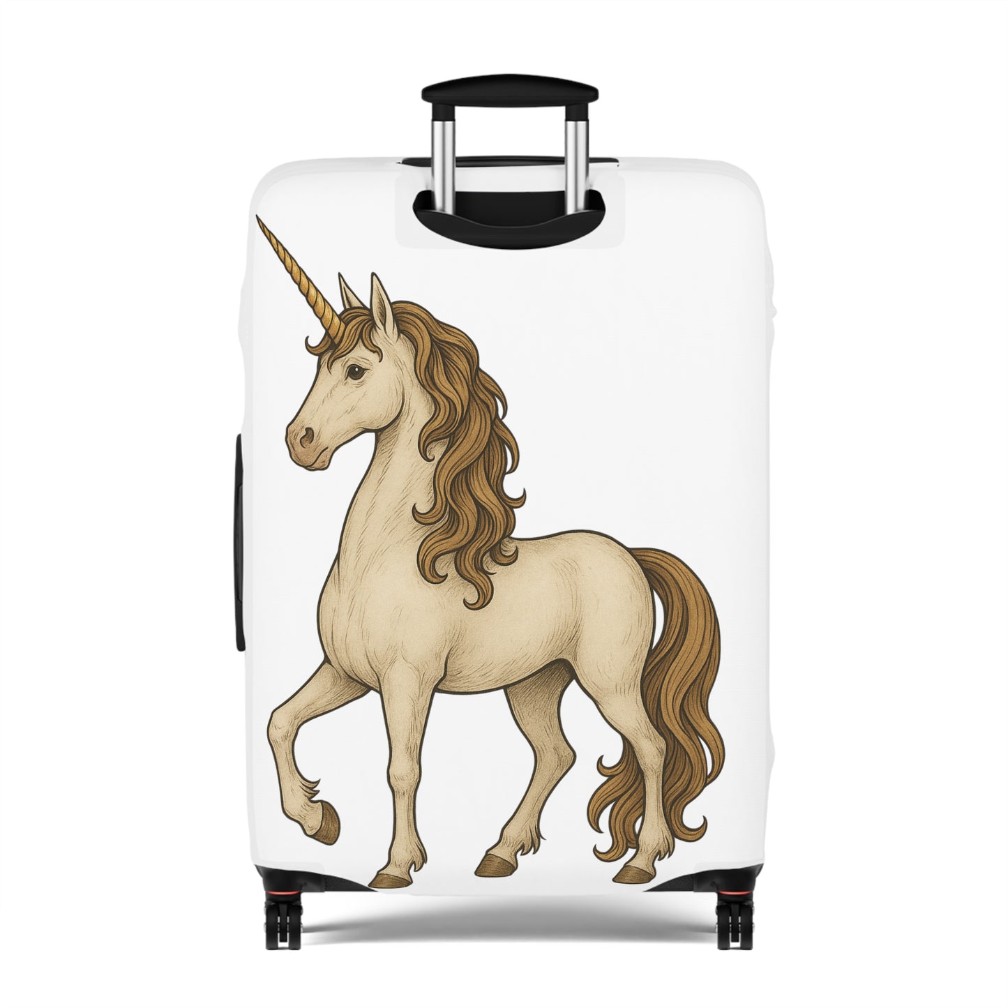 Unicorn Luggage Cover — 'Dream Big Always' Travel Protector