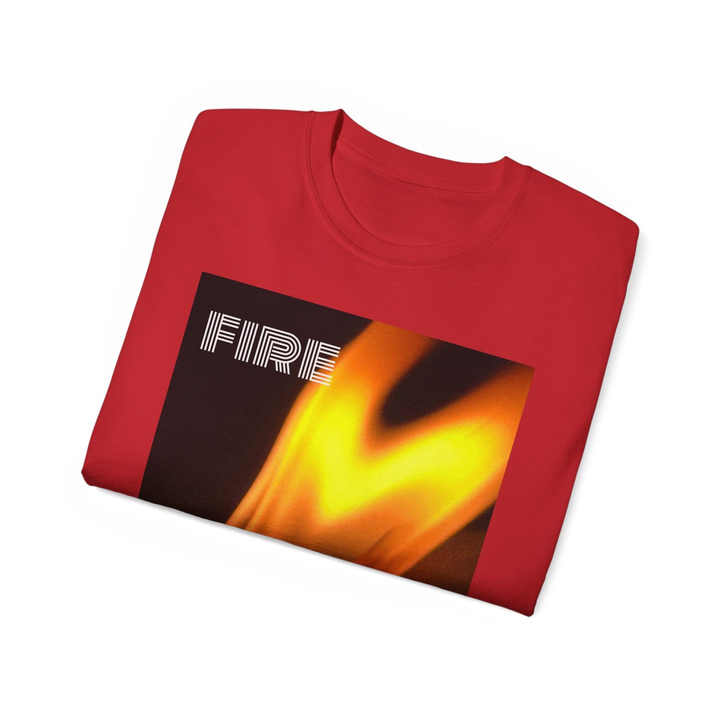 Fiery Vibes Unisex Ultra Cotton Tee, Graphic Tee, Streetwear, Casual Wear, Gift for Her, Gift for Him