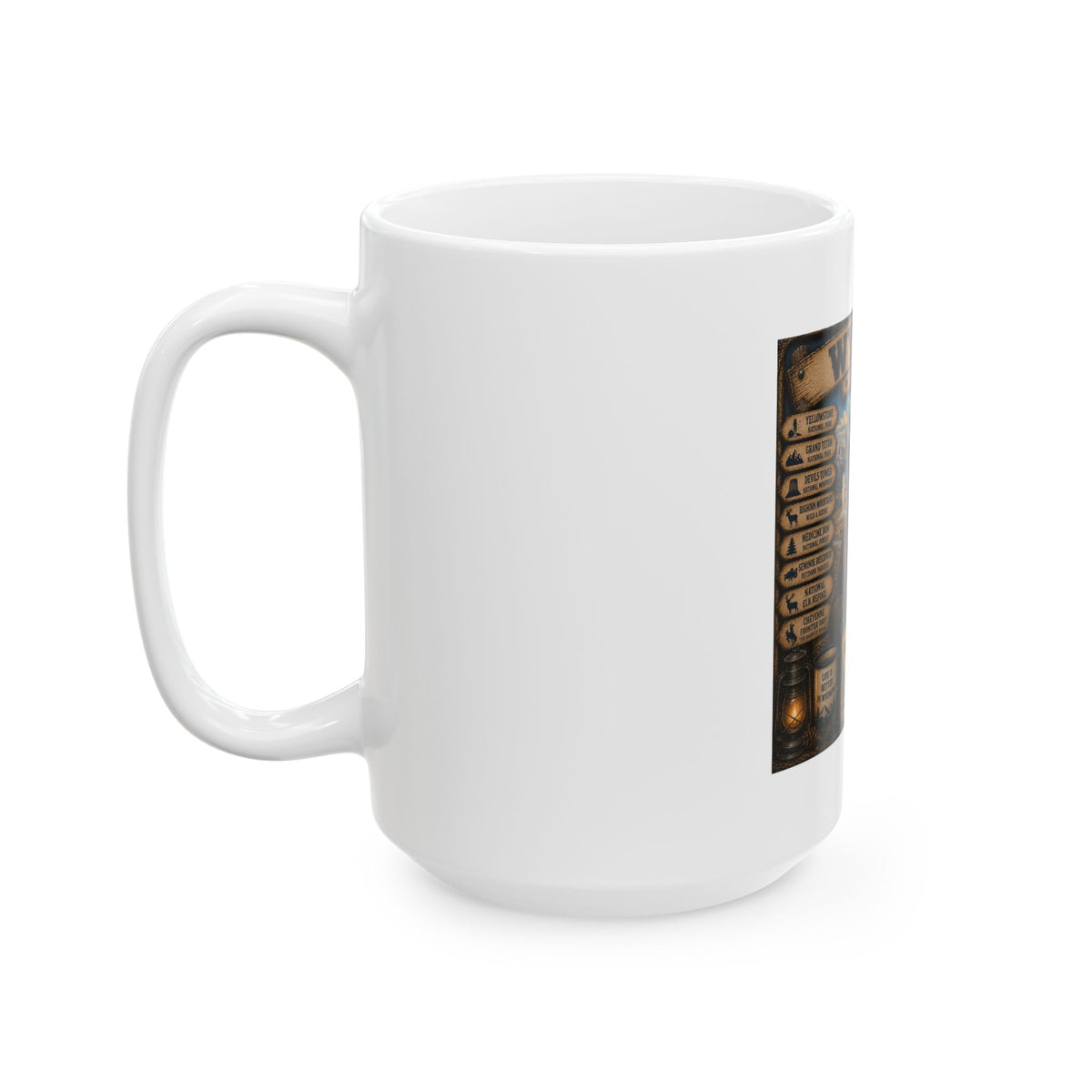 Wyoming Buffalo State Pride Mug — Rustic Travel & Outdoor Coffee Cup (11oz/15oz)
