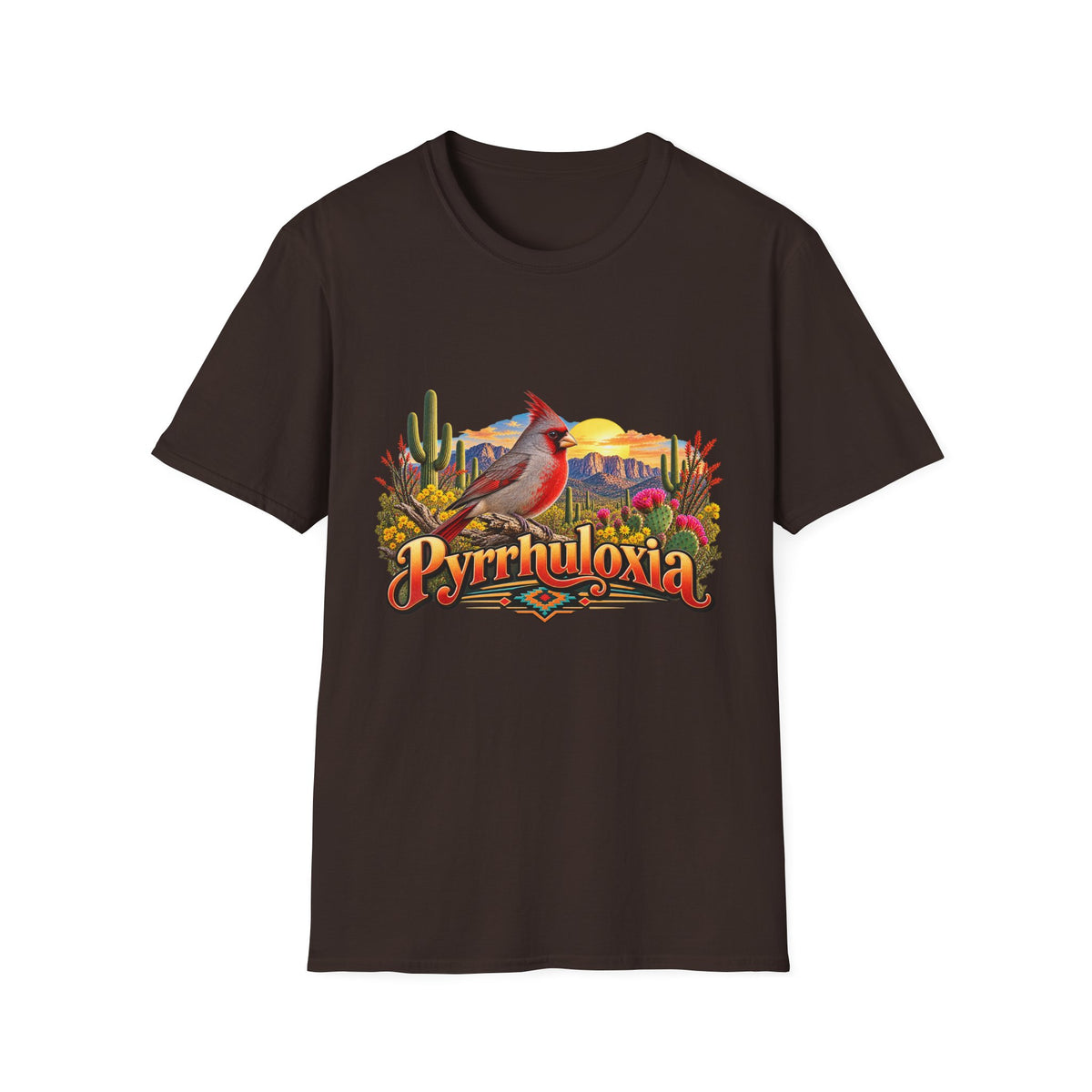 T-Shirt — 'Pyrrhuloxia' Desert Cardinal Graphic Tee