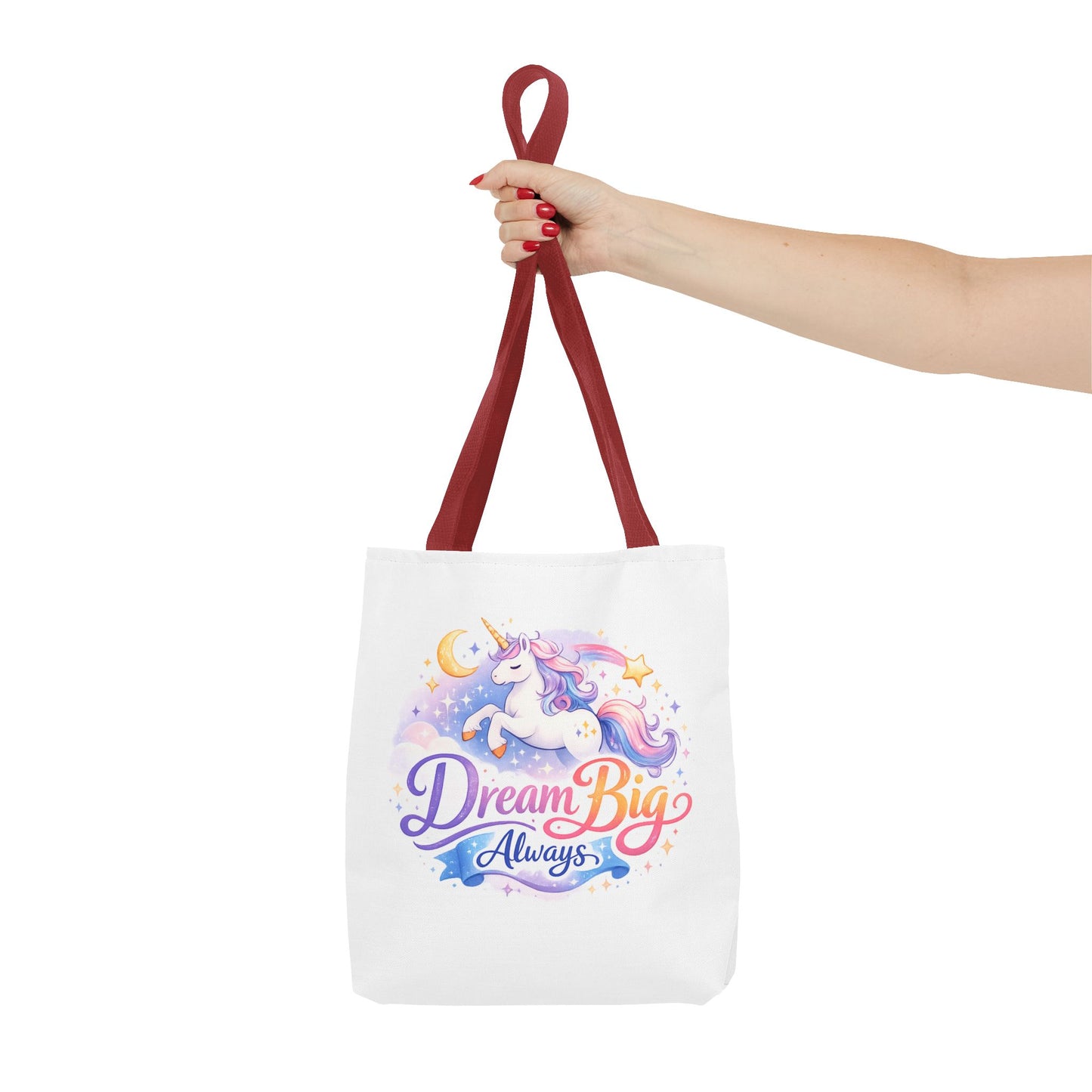 Unicorn 'Dream Big Always' Tote Bag