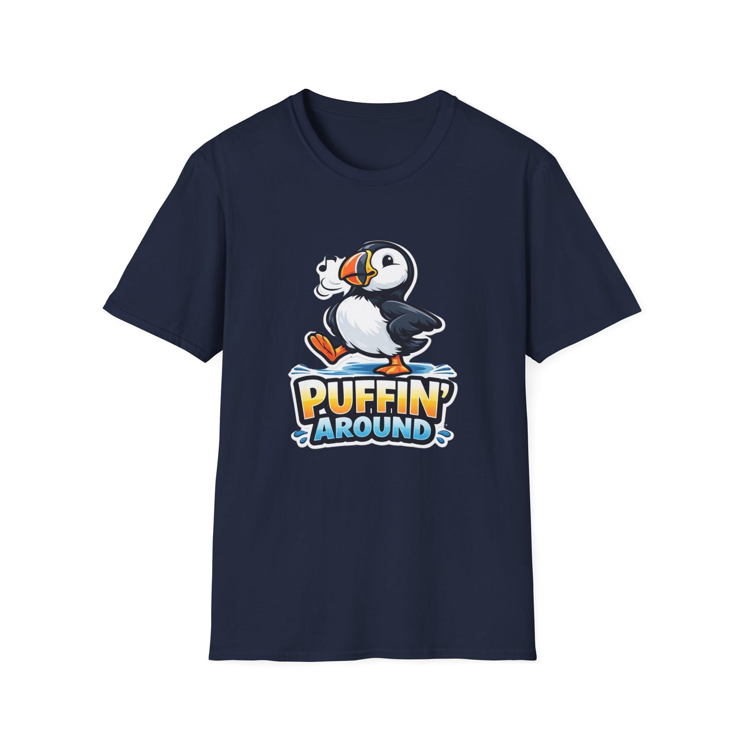 Puffin' Around T-Shirt – Cute Walking Puffin Graphic Tee