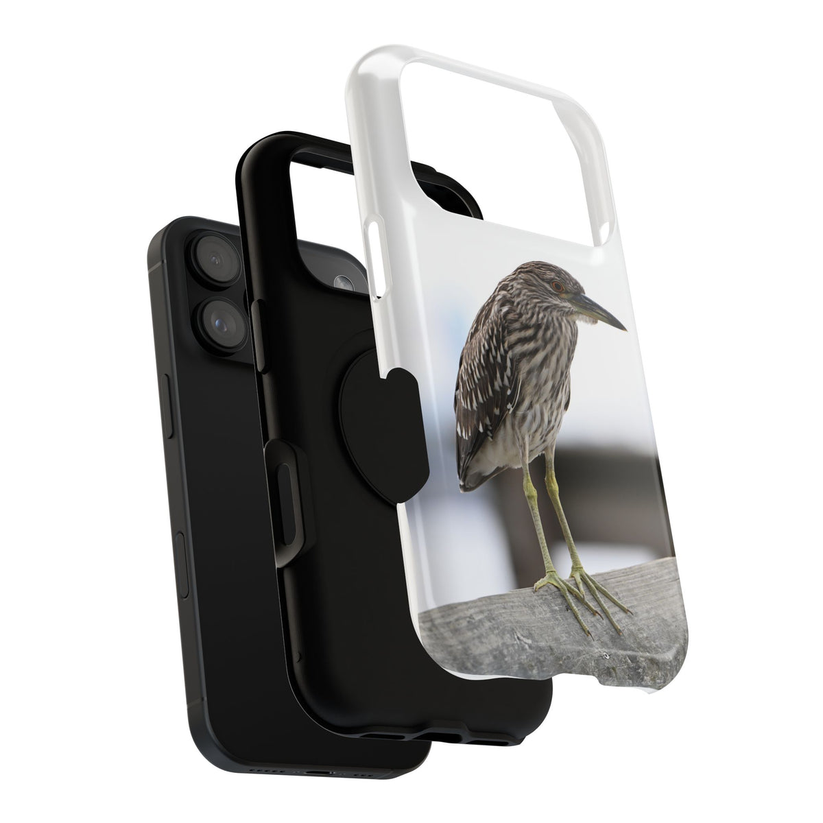 Heron Shoreline Phone Case — Impact-Resistant Wildlife Photo Case