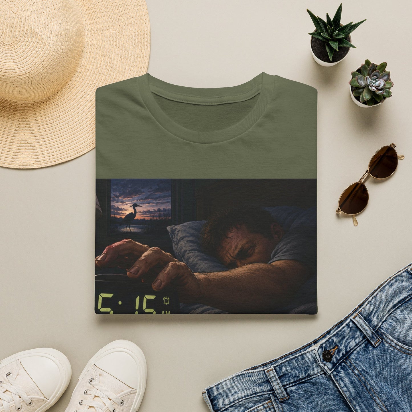 T-Shirt — "The Worst Part of Birding" Funny Early-Morning Birdwatcher Tee
