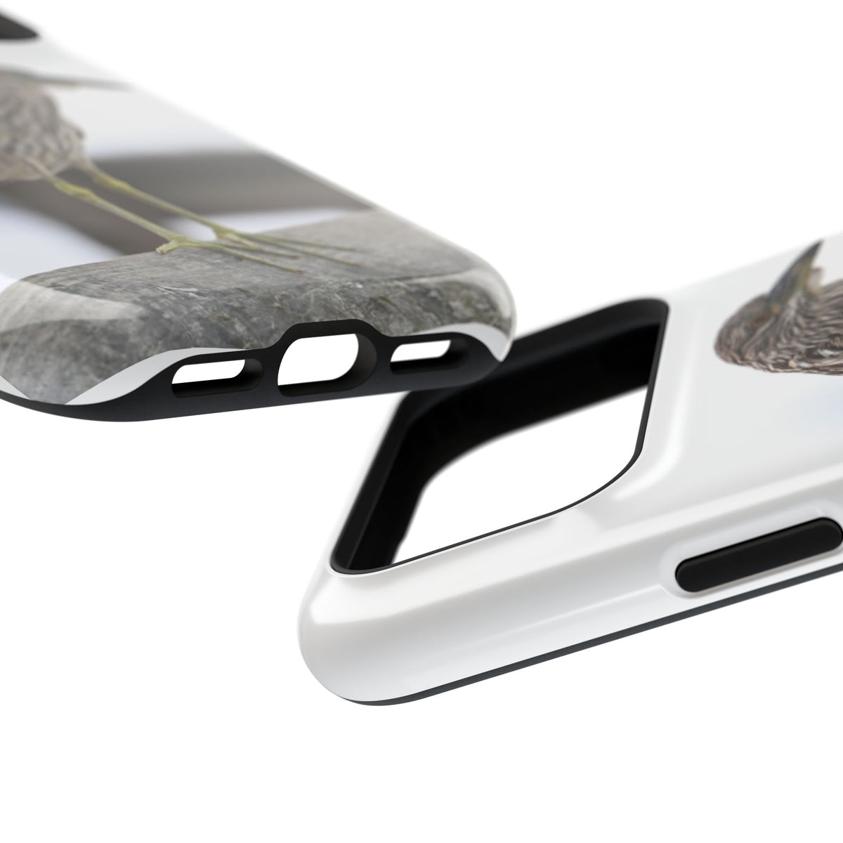 Heron Shoreline Phone Case — Impact-Resistant Wildlife Photo Case