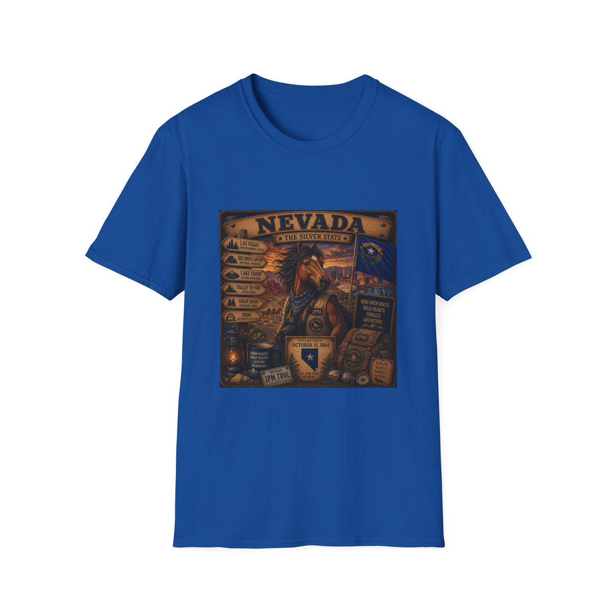Nevada Vintage State Pride T-Shirt — The Silver State Graphic Tee