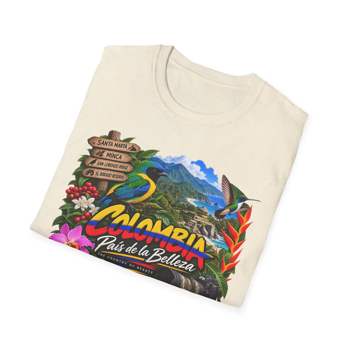 Colombia Paisaje de Colores Travel T-Shirt