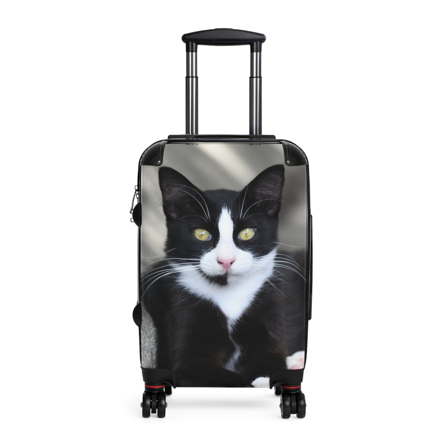 Tuxedo Cat Carry-On Suitcase – Cute Black & White Cat Travel Luggage