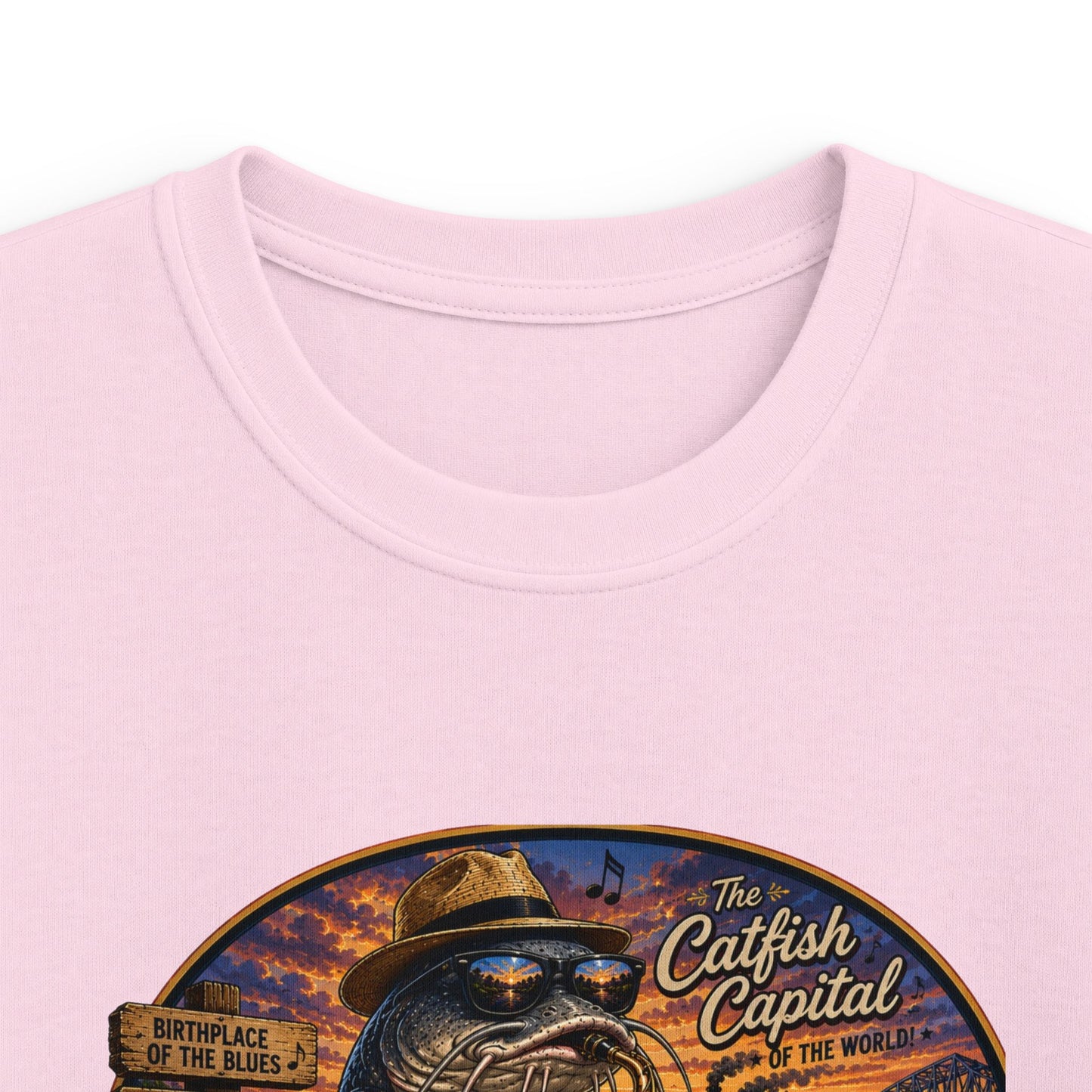 Kids Mississippi State Tee — Vintage Riverboat & Blues Design