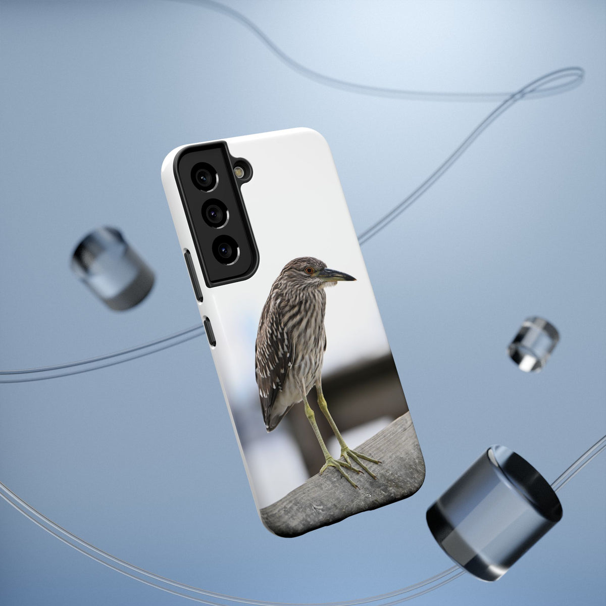 Heron Shoreline Phone Case — Impact-Resistant Wildlife Photo Case