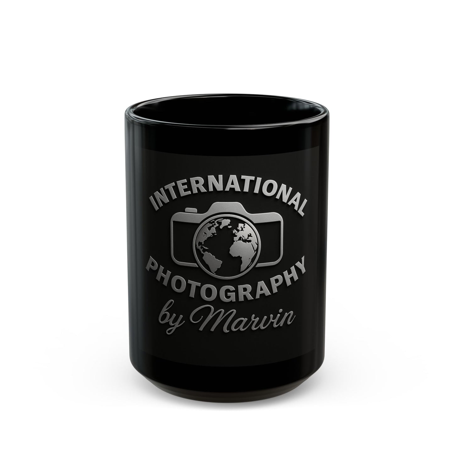 Photography Enthusiast Mug - Custom Black Ceramic Coffee Cup for Creatives, Gift for Photographers, International Photography Design, [...]