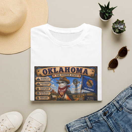 Oklahoma State Vintage Graphic T-Shirt — Sooner State Travel Souvenir