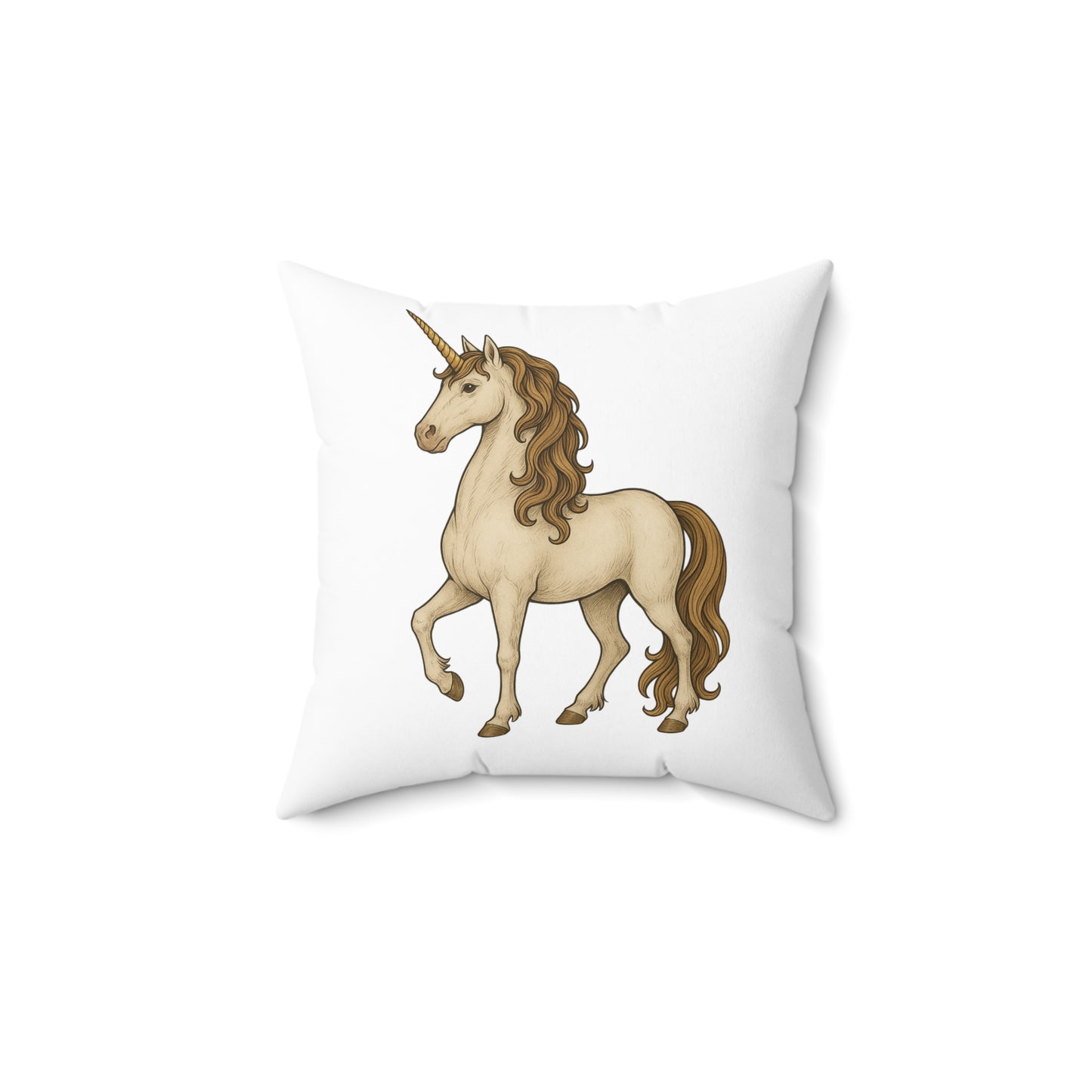 Unicorn Decorative Pillow, Fantasy Home Decor, Kids Room Accent, Magical Gift, Unicorn Lover Cushion, Cozy Sitting Pillow