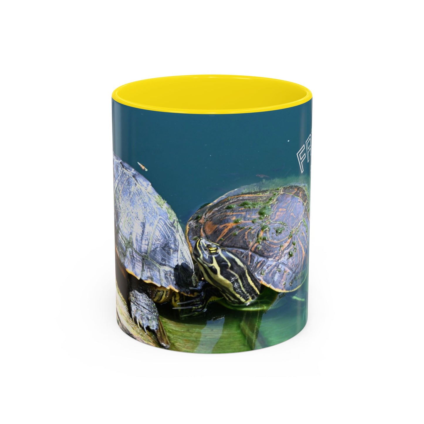Friends Forever Turtle Accent Coffee Mug — 11/15oz Gift for Animal Lovers