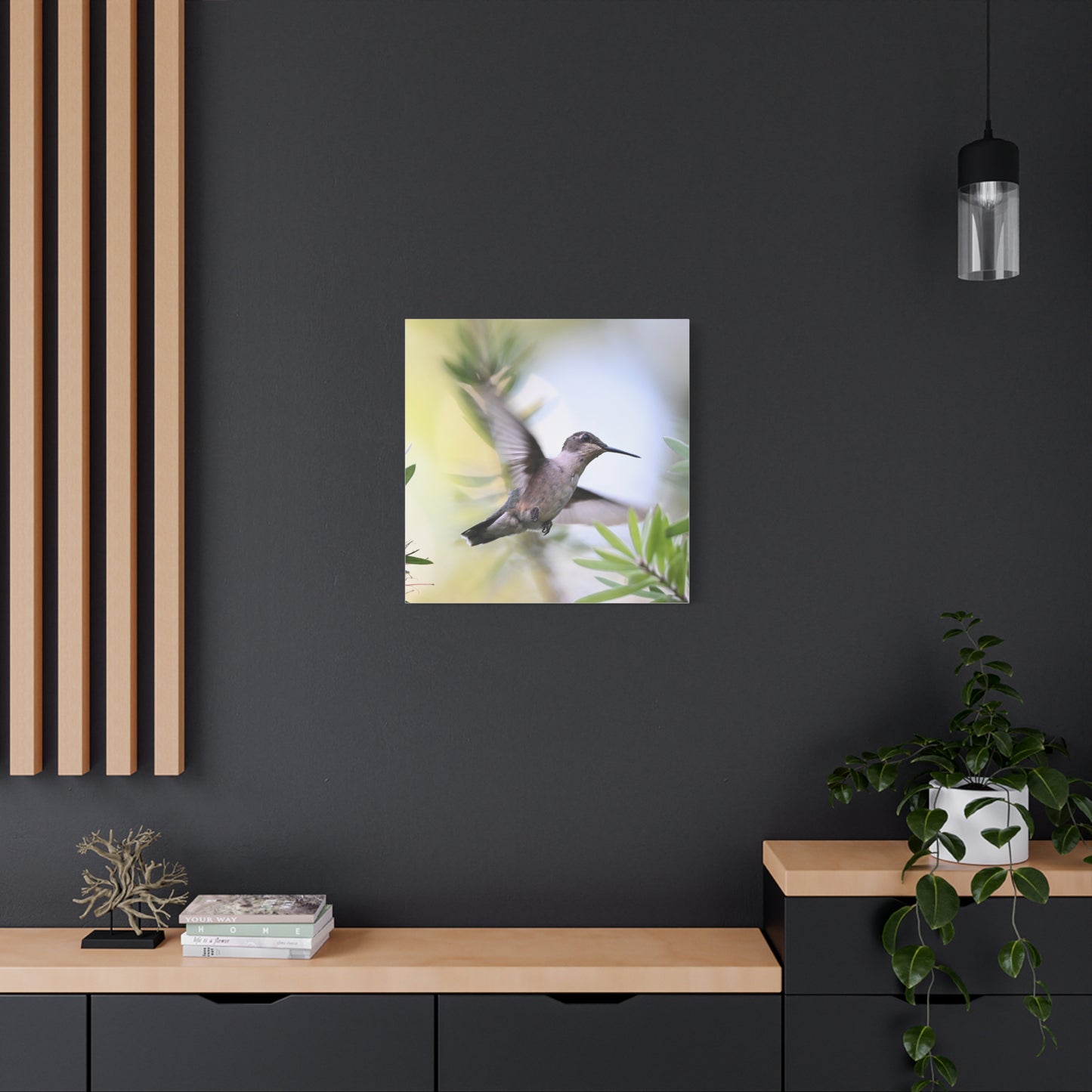 Hummingbird Canvas Wall Art — Matte Stretched 1.25"
