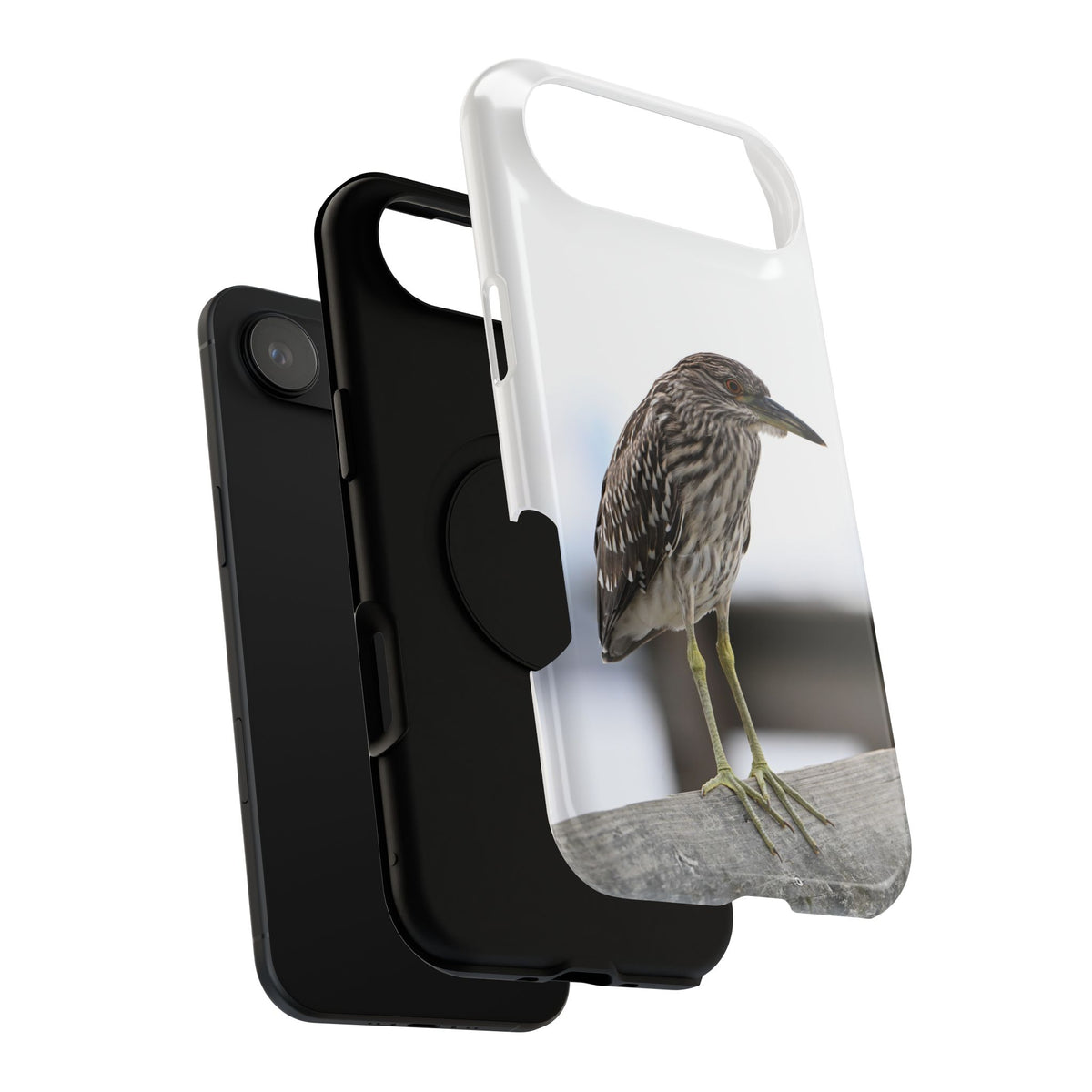 Heron Shoreline Phone Case — Impact-Resistant Wildlife Photo Case