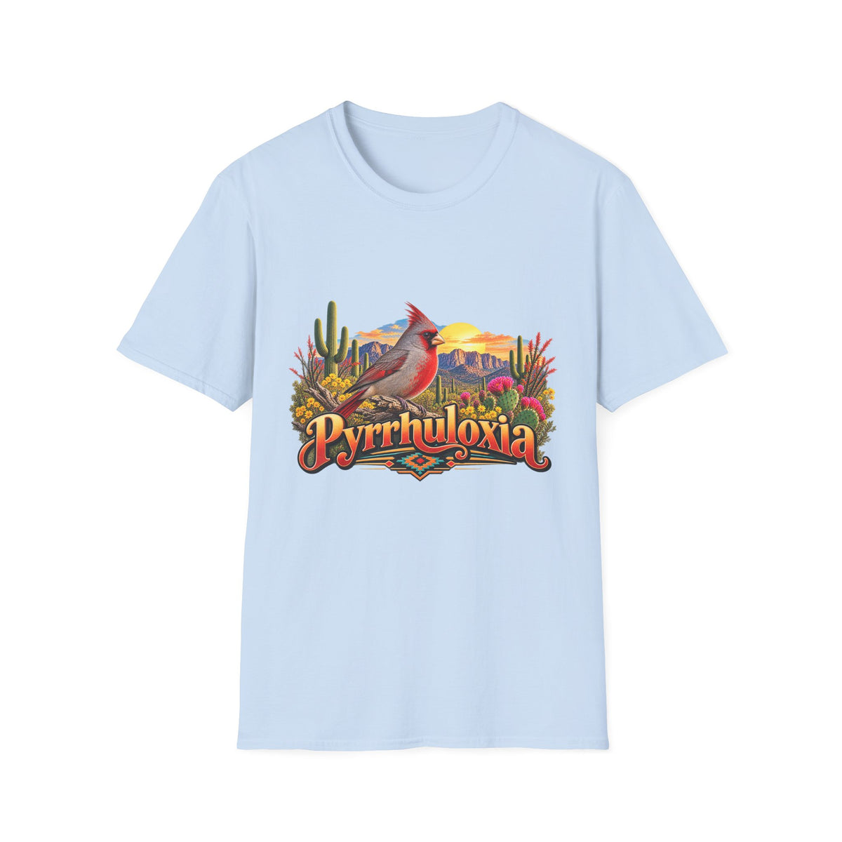 T-Shirt — 'Pyrrhuloxia' Desert Cardinal Graphic Tee