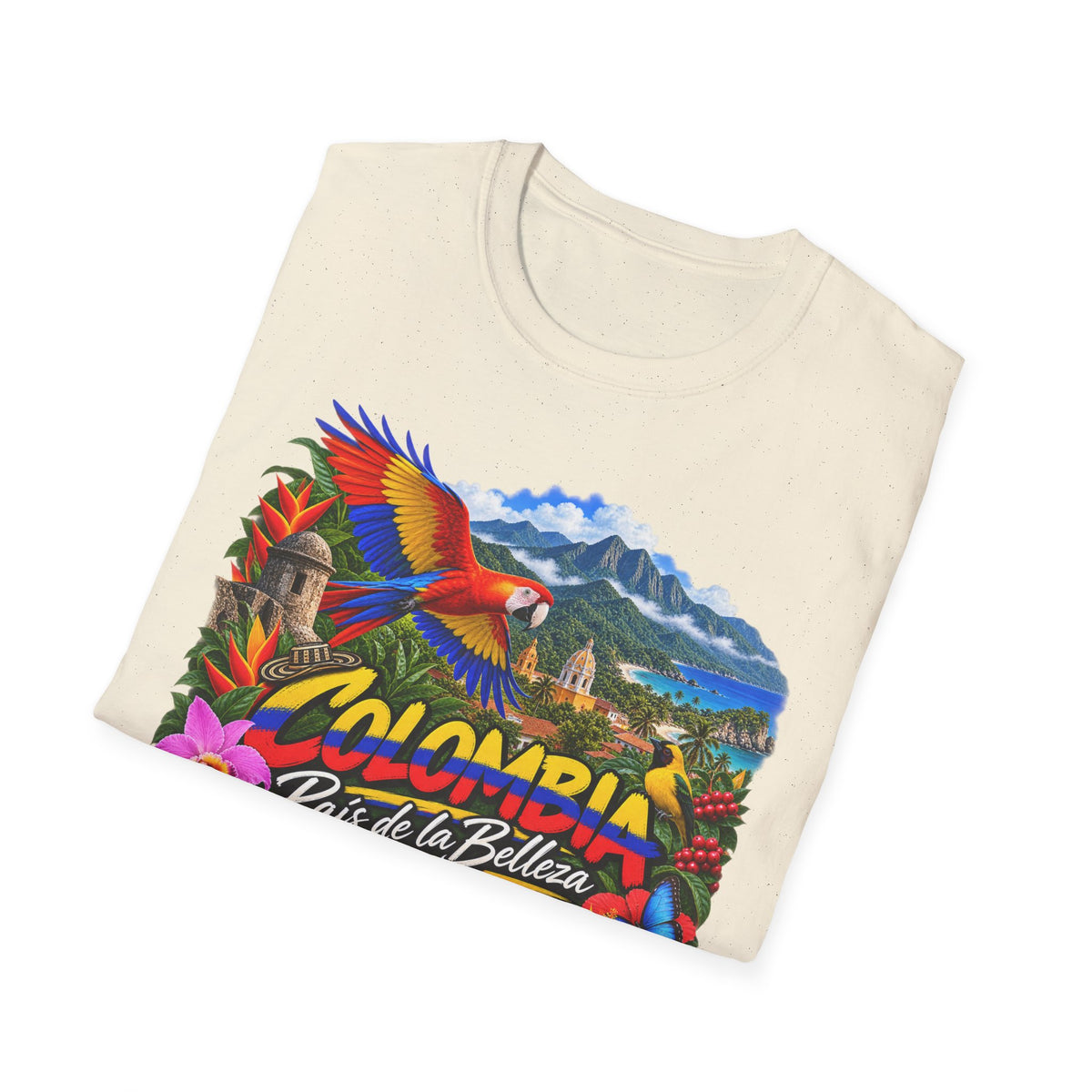 Colombia País de la Belleza Tropical Travel T-Shirt