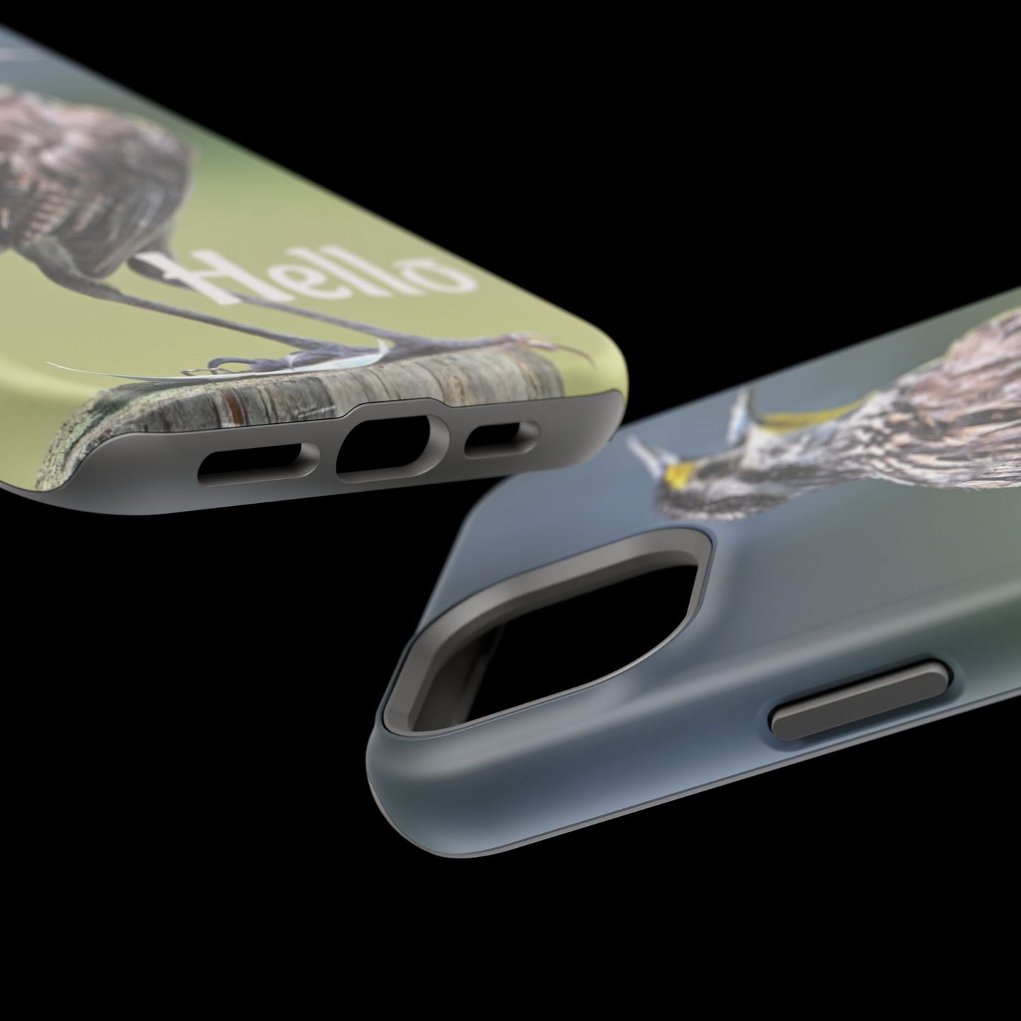 Bird-Themed Magnetic Tough Cases with 'Hello', Stylish Phone Protectors, Gifts for Nature Lovers, Birdwatching Accessories, Wildlife [...]