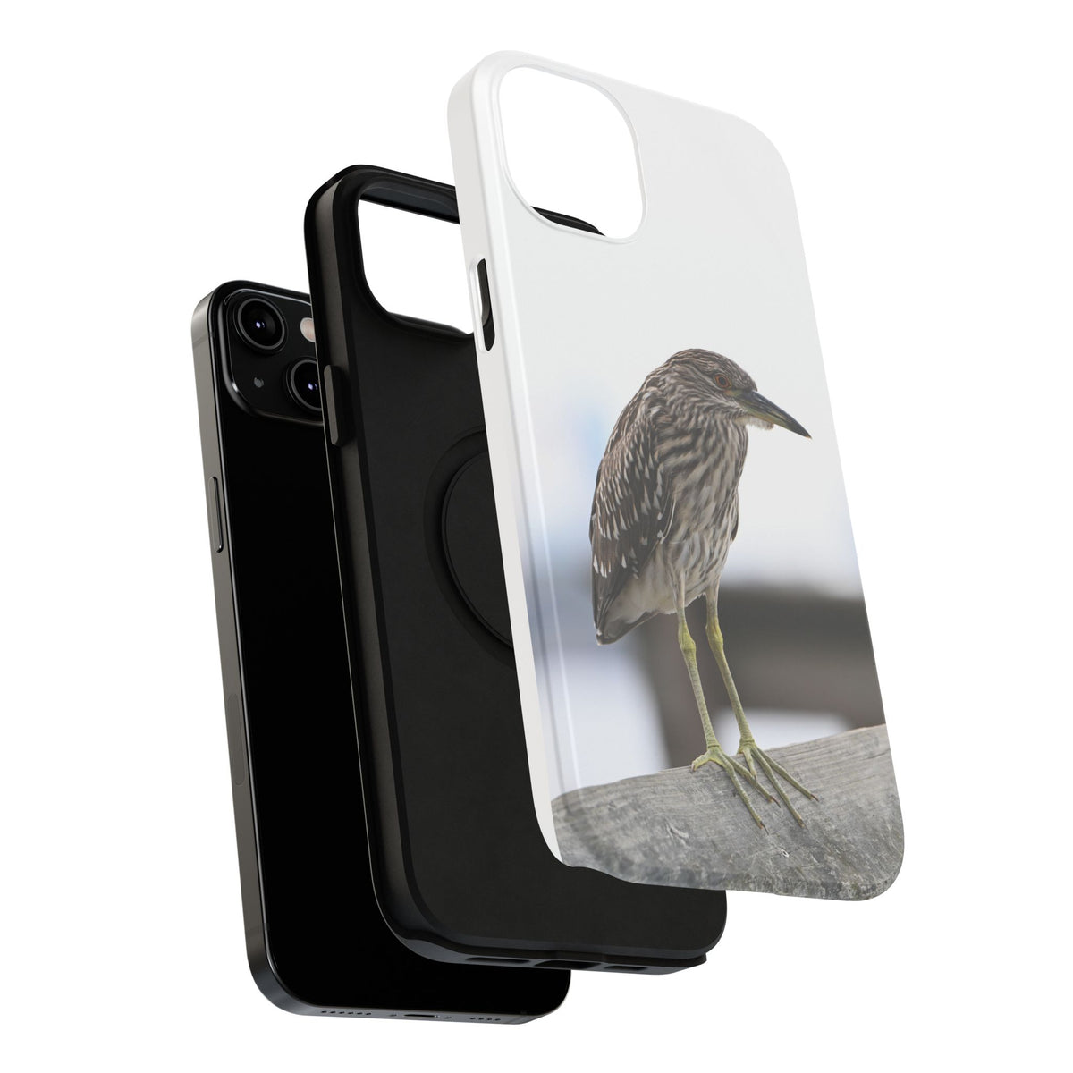 Heron Shoreline Phone Case — Impact-Resistant Wildlife Photo Case