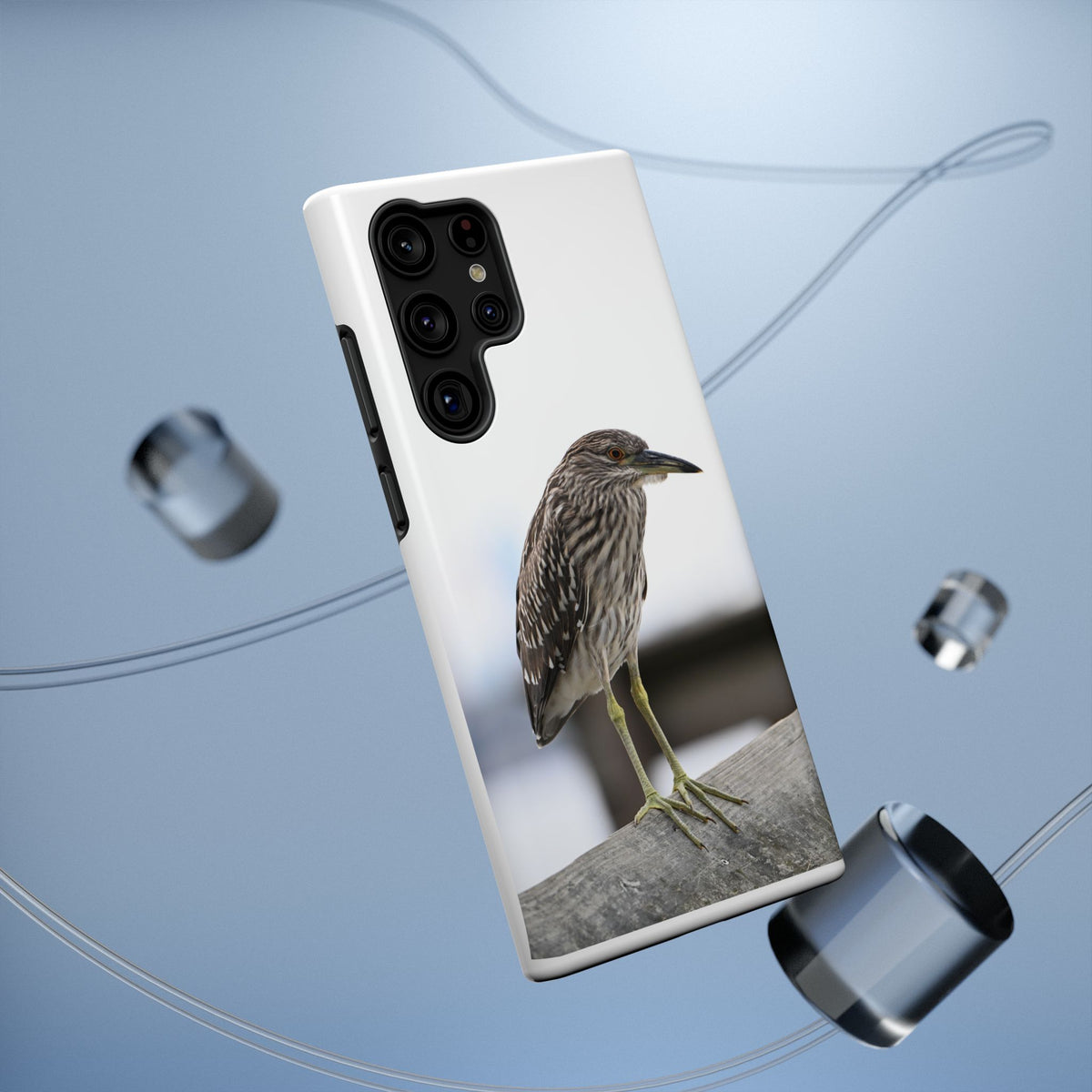Heron Shoreline Phone Case — Impact-Resistant Wildlife Photo Case