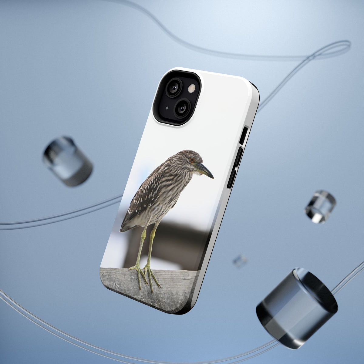 Heron Shoreline Phone Case — Impact-Resistant Wildlife Photo Case
