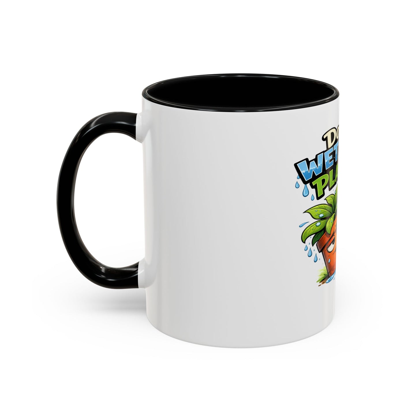 Do You Wet Your Plants? Accent Coffee Mug — Funny Plant Parent Gift (11/15oz)
