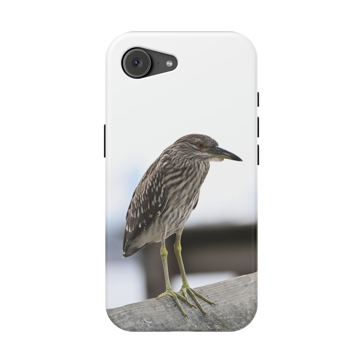 Heron Shoreline Phone Case — Impact-Resistant Wildlife Photo Case