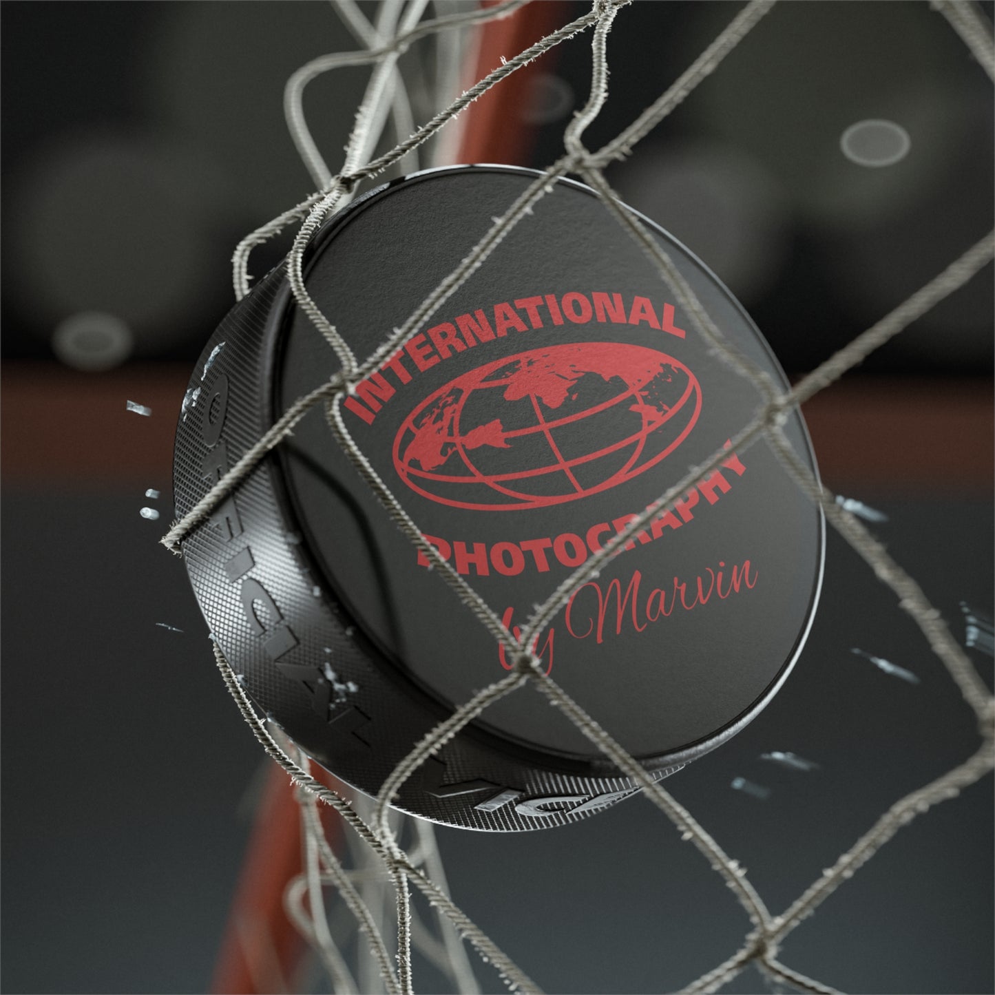 Personalized Hockey Puck - Custom Sports Decor, Gift for Hockey Lovers, Unique Team Memorabilia, Sports Photography Collectible, [...]