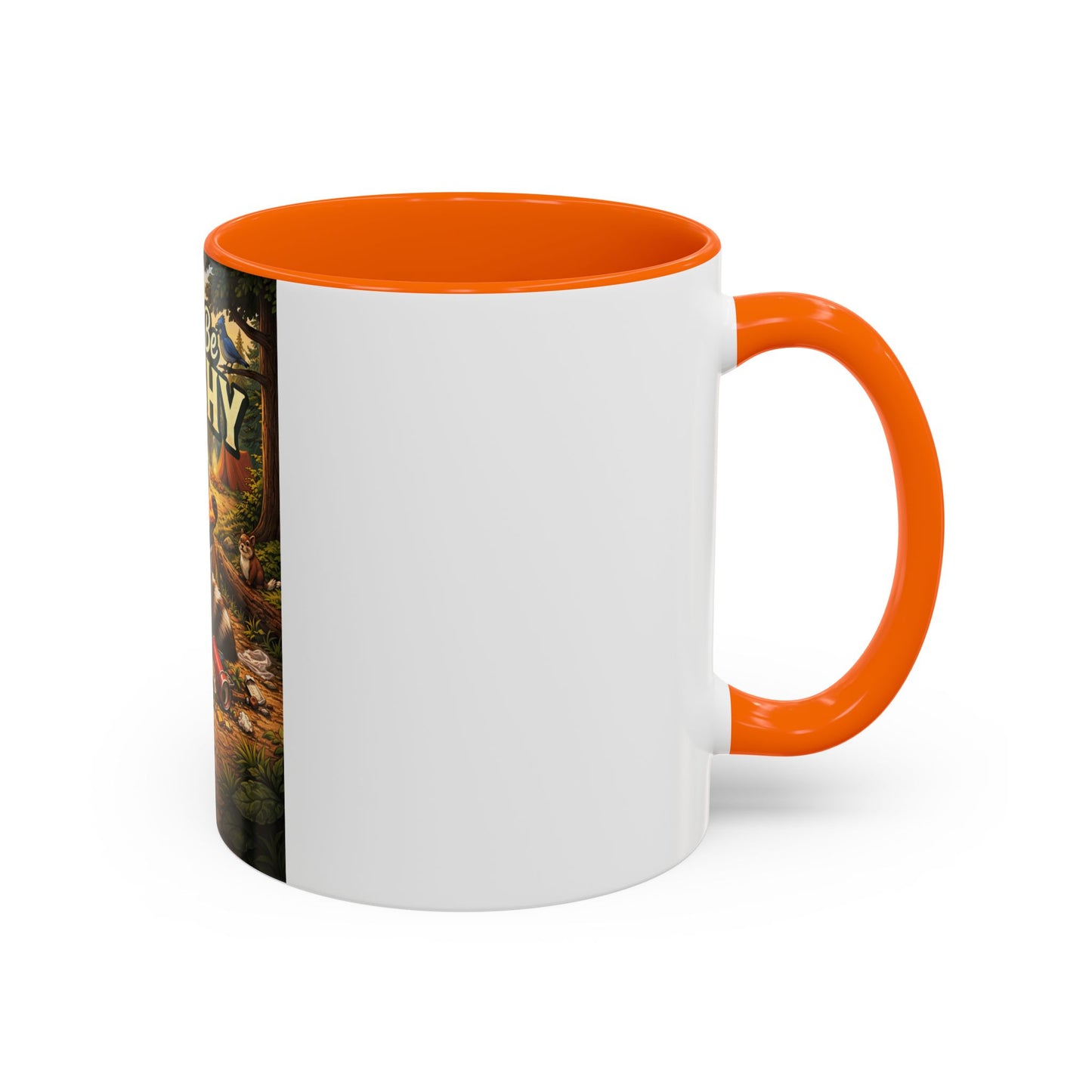 Don't Be Trashy Raccoon Coffee Mug (Accent, 11/15oz)