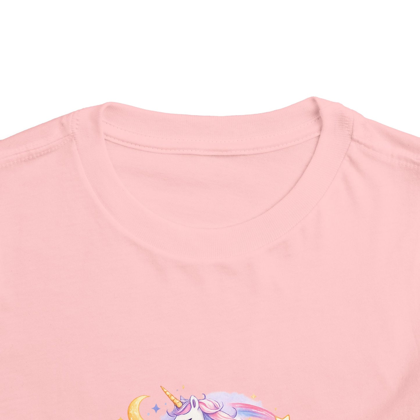 Toddler Tee — Dream Big Always Unicorn Graphic