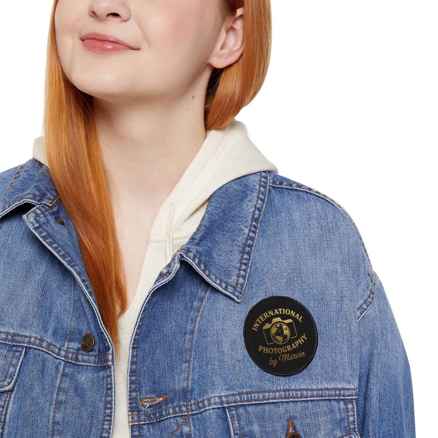 International Photography Iron-On Patches, Custom Embroidery Patches, Creative Denim Decor, Photography Gift, Unique Clothing Accessories