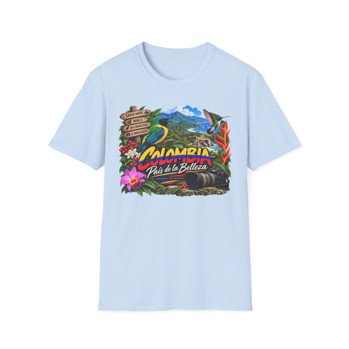Colombia Paisaje de Colores Travel T-Shirt