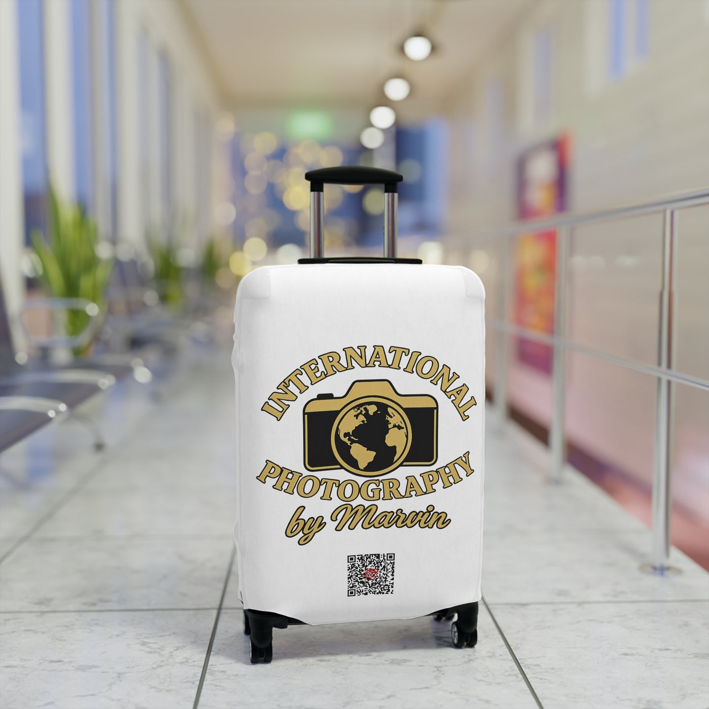 International Photography Luggage Cover — 'International Photography by Marvin' Travel Suitcase Protector