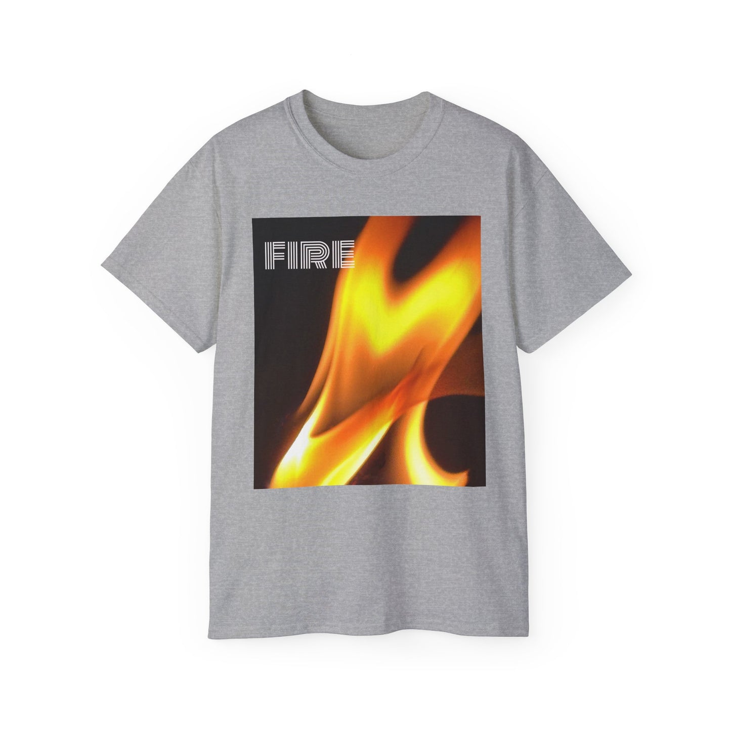 Fiery Vibes Unisex Ultra Cotton Tee, Graphic Tee, Streetwear, Casual Wear, Gift for Her, Gift for Him