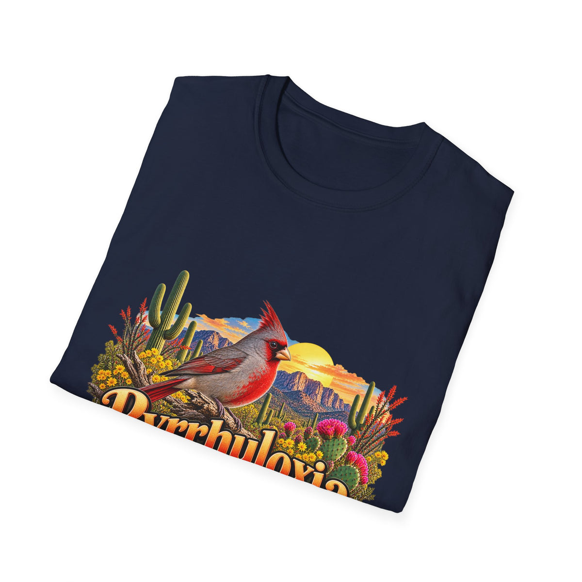 T-Shirt — 'Pyrrhuloxia' Desert Cardinal Graphic Tee