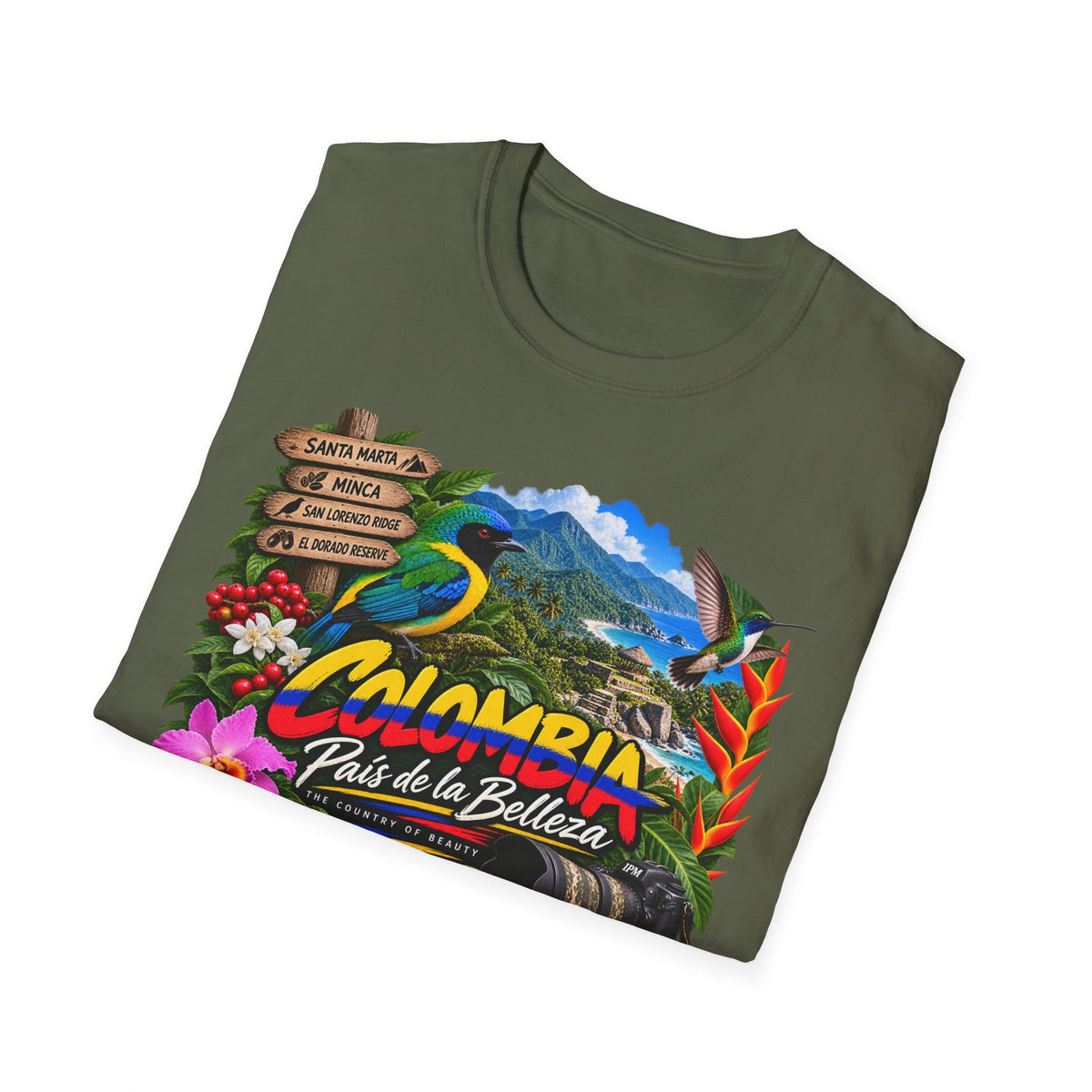 Colombia Paisaje de Colores Travel T-Shirt